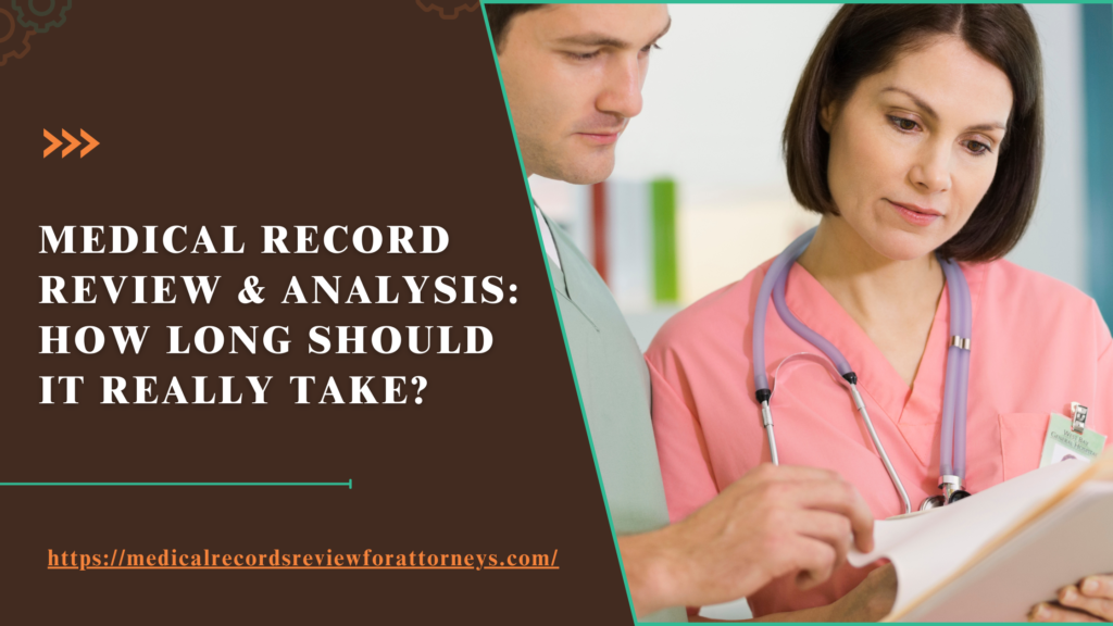 Medical Record Review and analysis