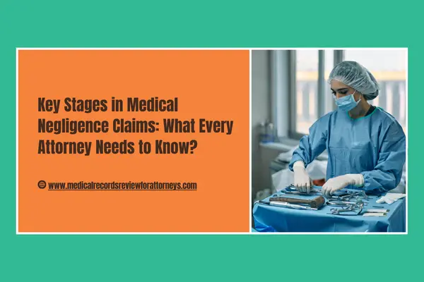 Key Stages in Medical Negligence Claims: What Every Attorney Needs to Know?