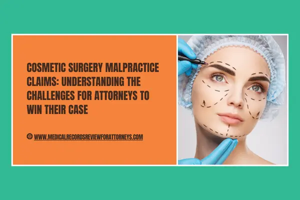 Cosmetic Surgery Malpractice Claims: Understanding the Challenges for attorneys to Win their Case