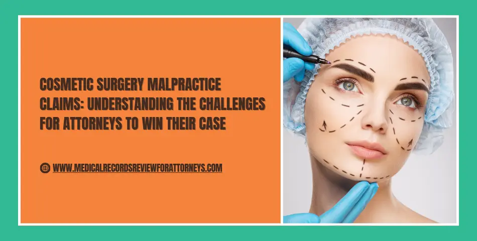 Cosmetic Surgery Malpractice Claims: Understanding the Challenges for attorneys to Win their Case