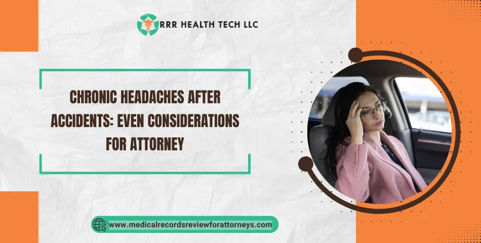 Chronic Headaches after Accidents: Even Considerations for Attorney