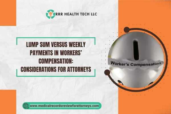 Lump Sum versus Weekly Payments in Workers’ Compensation Considerations for Attorneys