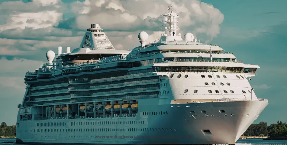 Large luxury cruise ship sailing on open water, representing disney cruise line injury claims and passenger negligence lawsuits