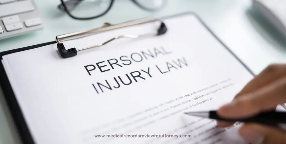 Hand signing a personal injury law document on a clipboard, representing lost wages claims in personal injury settlements