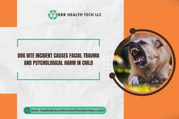 Dog Bite Incident Causes Facial Trauma and Psychological Harm in Child